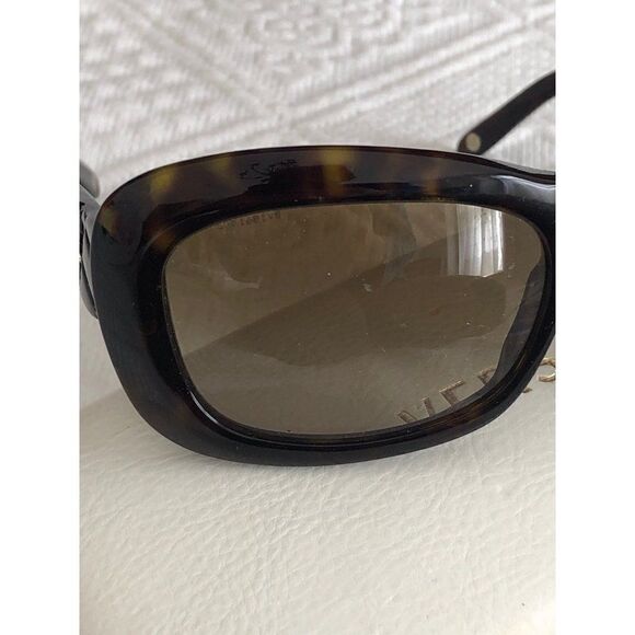 VERSACE Sunglasses Mod. 4155-B108/13 CRYSTALS 55-17-135 2N with Case - Picture 4 of 10